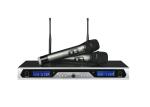 Wireless Collar Microphone Digital Audio Processor Karaoke Speaker Systems Dual