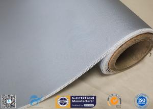 China 260℃ High Temperature E-glass Satin/Twill Silicone Coated Fiberglass Fabric factory