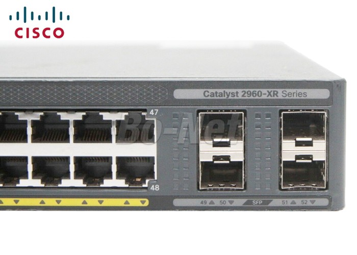 Rack Mountable 1U Cisco 48 Port 10 Gigabit Switch WS-C2960XR-48TS-I 2960XR 4 X 1G SFP+