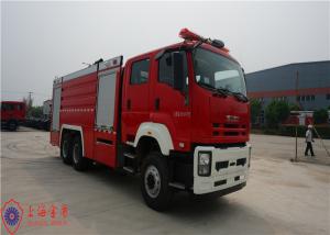 China 6x4 Drive Foam Commercial Fire Trucks With YTQ 590K Sandwich Type PTO factory