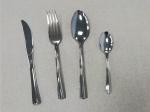 Disposable Metallic Silver Plastic Cutlery Combo Sethot-Sale Heavyweight Silver