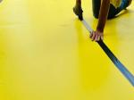 Yellow Corrugated Correx Floor Protection Impact Resistant