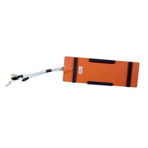 China 500*1000mm Brown Electric Thin Film Silicone Rubber Heater factory
