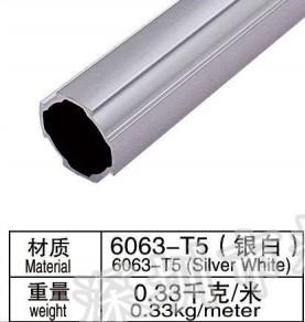China AL-2812 4m Aluminium Alloy Pipe 6063-T5 For Logistic Equipment Assembly factory