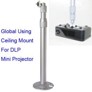 China Aluminum Alloy Universal Ceiling Mount For Mini DLP LED Projector 30 to 60cm Adjustable factory