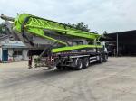1400mm Feeding Height Zoomlion 51m Concrete Pump Truck and Mixing Plant Heavy