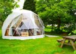 Stoving Varnish Large Dome Tent , Multi Color Metal Geodesic Dome Cold
