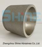 Cylindrical Electroplated Diamond Stone Grinding Wheel Pre Forming For Marble