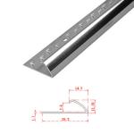 Aluminum Metal Carpet Edge Trim 10mm Transition Strip Door Threshold