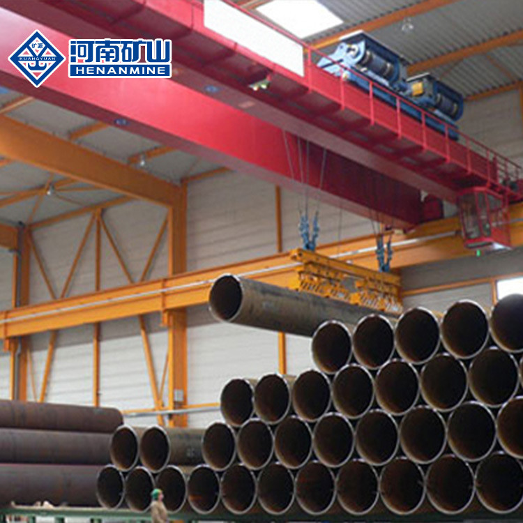 A5 QE Type Double Trolley Hook Bridge Overhead Crane With Cabin Control