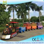 Hansel stock amusement park rides trackless battery operated train rides factory