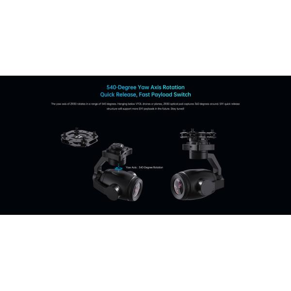 ZR30 2K HD 8MP 180X Hybrid 30X Optical Pod Zoom Gimbal Camera With AI Smart Identify And Tracking 1/2.7 Senso