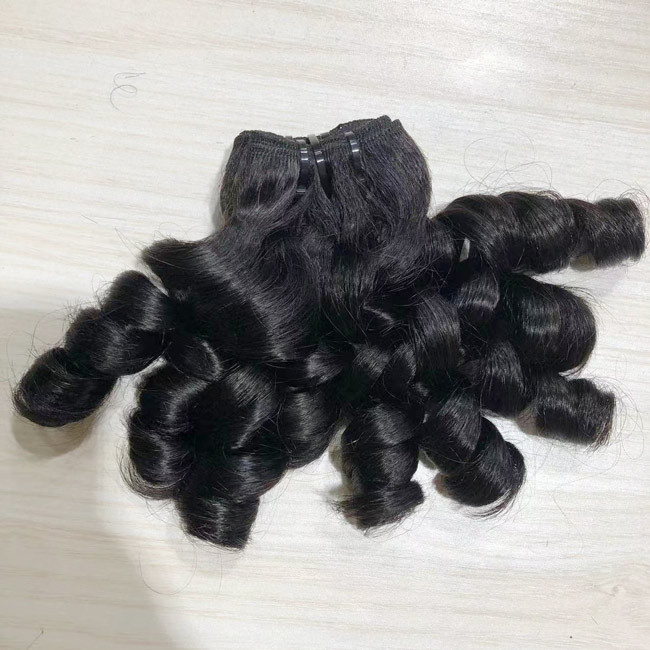 Cuticle Aligned Vietnam Double Drawn Human Hair Pixie Curly 100% Virgin