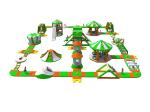 0.9mm Inflatable Aqua Park Floating Slide Sport Platform