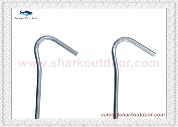 Camping galvanized steel round wire tent peg stake