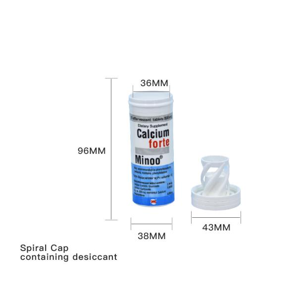 Moisture-proof Lids Versatile Effervescent Tablet Packaging For Vitamins