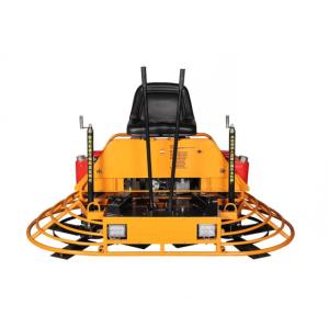 China 13HP Honda GX160 Mini Driving Concrete Ride On Power Trowel Machine factory