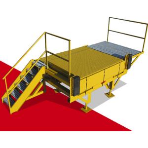 Customizable Loading Dock Leveler with Electric Hydraulic Power Source Unloading