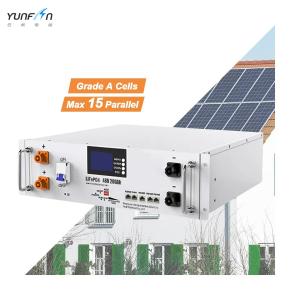 China LiFePo4 Rack Mounted Lithium Battery Pack 48V 51.2V 6000 Cycles Life Compatible CAN factory