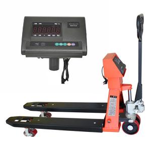 China Warehouse Truck Scale Pallet Jack 1150*685mm 2000kg With A12E Indicator factory
