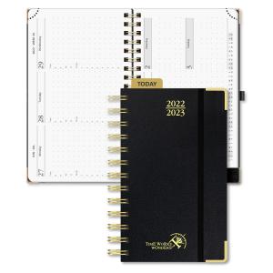 China Tiny Hardcover Weekly Planner With Hourly Schedule Monthly Tabs factory