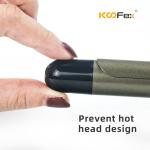 Anti Frizz Ceramic Hair Curling Wand , 60-120W Dual Voltage Curling Iron