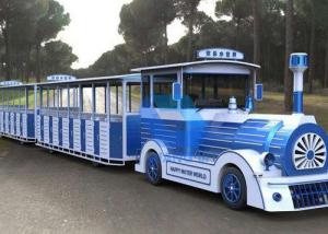 China Carnival Games Trackless Train Ride , Customized Amusement Park Rides For Kids factory