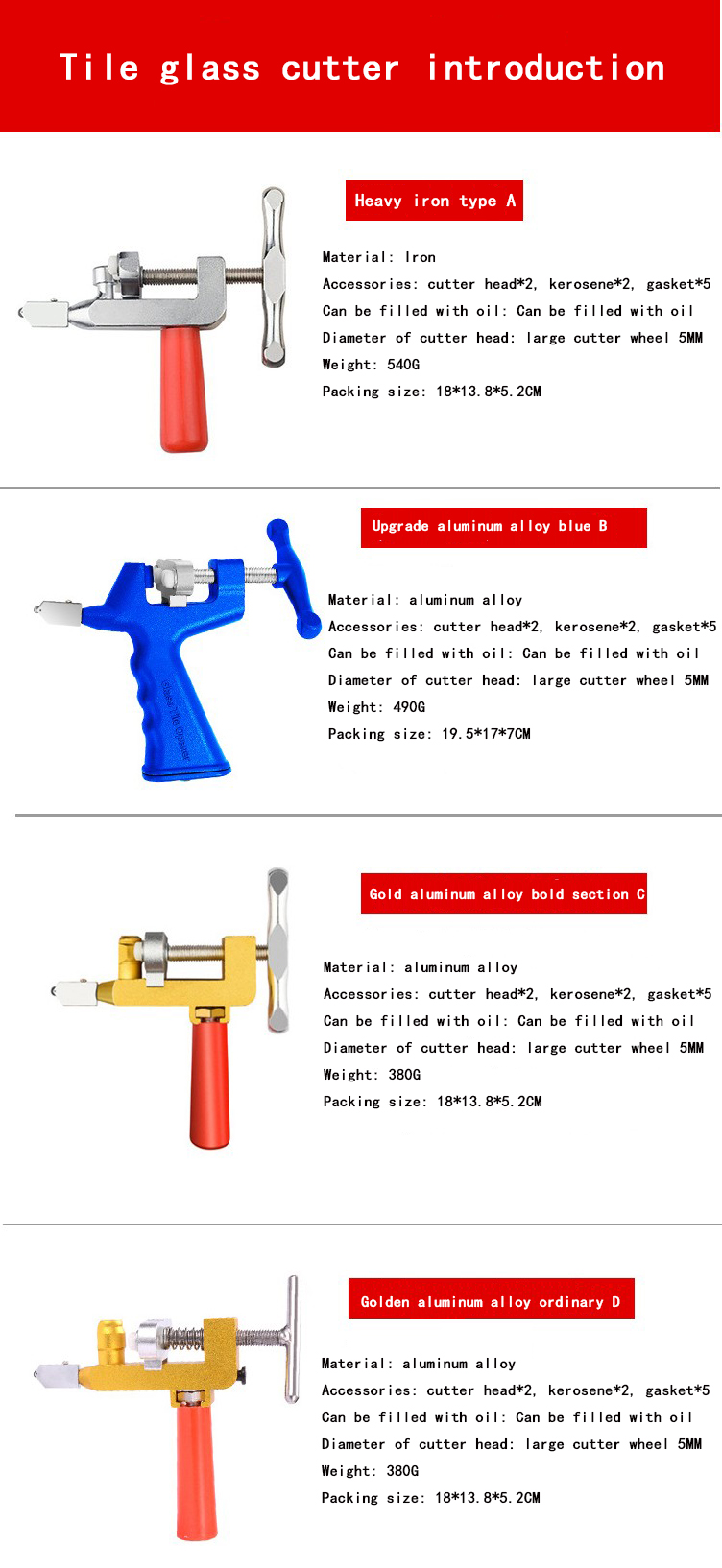 Ceramic tile divider glass divider roller glass cutter diamond glass cutting tool factory direct spot