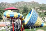 Interesting big Fiberglass Water Slides for 4 persons / time