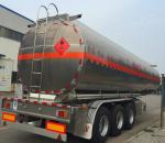 35cbm edible oil tank trailer 12 tyres stainless steel tank smei trailer for