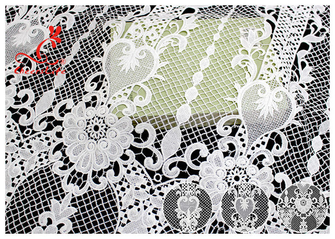 Allover Floral Embroidered Lace Fabric French Venice Guipure Lace Via SGS & OEKO