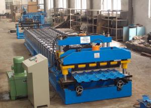 China Metal Roof Roll Forming Machine , Color Steel Corrugated Roofing Sheet Making Machine factory