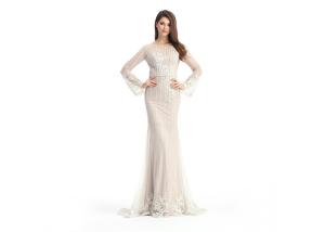 China Ivory Embroidery Mermaid Wedding Bridesmaid Dresses Backless For Woman factory