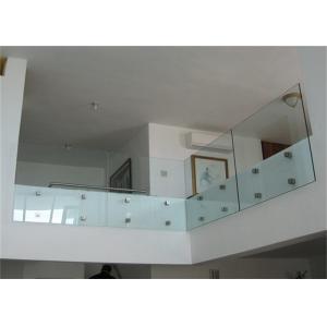 Frameless Standoff Stainless Steel Glass Railing Baluster Constrcution Usage