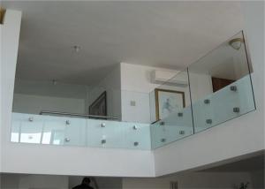 China Frameless Standoff Stainless Steel Glass Railing Baluster Constrcution Usage factory