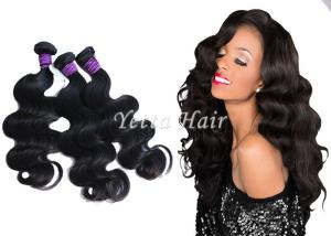 China Double Weft Peruvian Weaving Hair / Smooth Soft Clean Virgin Hair factory