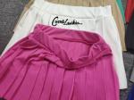 High Waist Women Fashion Dress Candy Colors Sleeveless Pleated Skirt