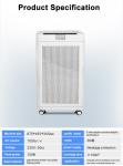 Office Use 150W UV Air Purifier With Plasma Sterilizer