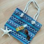 Packable Beach Bag Tote Unique Environmental Protection Long Strap