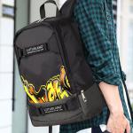 Middle school students bag sports fashion backpack men's shoulder bag printed