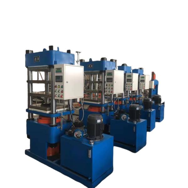 PLC Controlled Rubber Vulcanizing Press Machine with Heating Power 57.6kw×2 and
