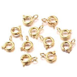 China 18K Gold Plated Spring Clasp Handmade DIY Accessories 925 Sterling Silver Jewelry factory