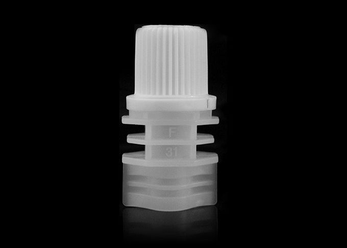 10.5mm Outer Diameter Burglarproof Plastic Spout Caps Corner On Paste Doypack
