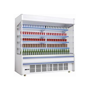 3m Open Multi Deck Supermarket Refrigeration Display Chiller For Milk