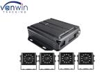 1080P AHD 4ch 3g 4g GPS SD Card Mobile DVR For Taxi Cab Mini Bus Fleets