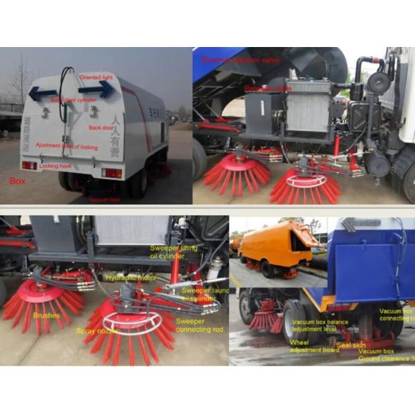 Foton Aumark Vacuum Road Sweeper Truck with Snow Remover for Sale