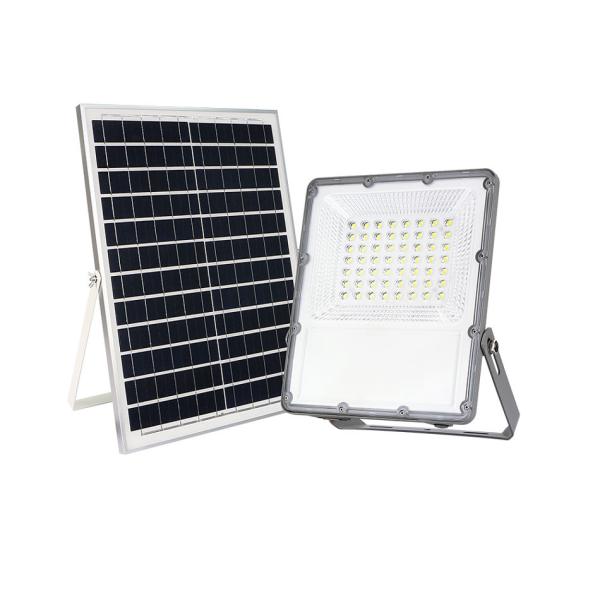 3000k Outdoor Solar Powered Flood Lights LED Source 100 Watt 200 Watt Dask To