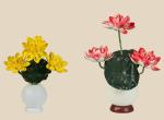 Simulation lotus lamp LED night light fake flower indoor living room bedroom