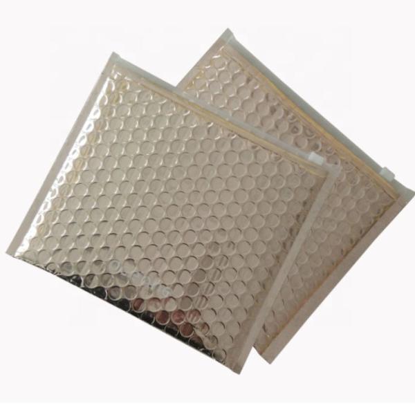 Bubble Wrap Reusable Zipper Bags Gravure Printing Lightweight For Postage