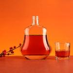 Super Flint Glass 300 ml 500 ml 750 ml Whisky Spirits Vodka Bottle for Liquor